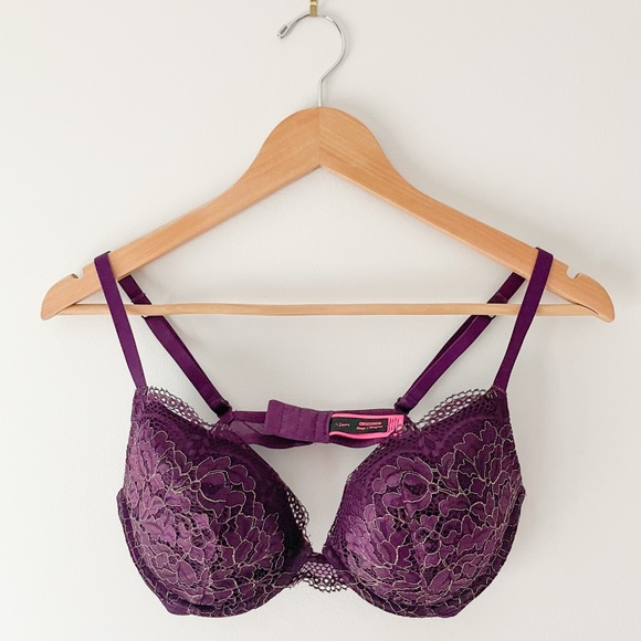 La Senza // Holiday Collection Beyond Sexy Push-Up in Purple & Gold - Picture 1 of 3